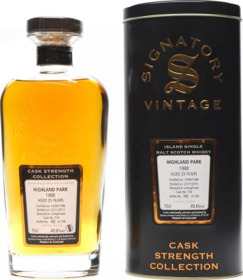 Highland Park 1988 SV Cask Strength Collection #759 49.8% 700ml