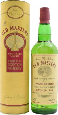 Tamdhu 1989 JM Old Masters Cask Strength Selection #8132 58.2% 700ml