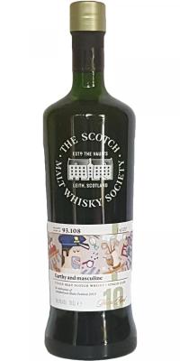 Glen Scotia 10yo SMWS 93.108 Earthy and masculine 1st Fill Ex-Bourbon Barrel Campbeltown Malts Festival 2019 58% 700ml