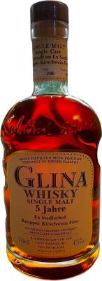 Glina Whisky 5yo Knupper Kirschwein Fass 64/2 43% 700ml