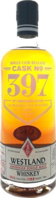 Westland Cask #397 Single Cask Release 60th Anniversary of LMDW 54.4% 700ml