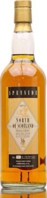 North of Scotland 1972 DrDr Single Grain Highland Scotch Whisky 36yo #22732 MWBH Bottling Co Ltd 51.1% 700ml