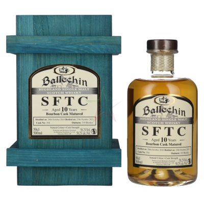 Ballechin 2010 SFTC Bourbon Cask Matured Bourbon Cask 58.2% 500ml