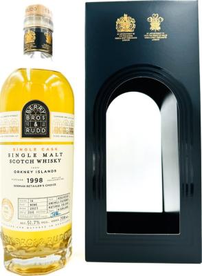 Orkney Islands 1998 BR German Retailer's Choice Hogshead 39 Spirits & Cigars Whisky-Maniac Big Market Malt Whisky Company 51.7% 700ml