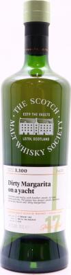 Bowmore 1999 SMWS 3.300 Dirty Margarita on a yacht 17yo 2nd Fill Oak Hogshead 59.7% 700ml