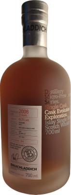 Bruichladdich 2008 Micro-Provenance Series Cote Rotie French Wine #2201 The German Laddie Crew Exclusive 61.7% 700ml