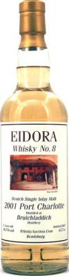 Port Charlotte 2001 KW Eidora Whisky #8 Bourbon Cask #49 66.5% 700ml