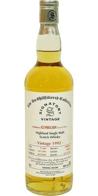 Clynelish 1992 SV The Un-Chillfiltered Collection 17268 + 69 46% 700ml