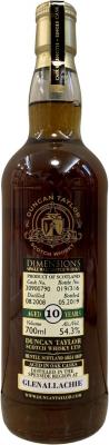 Glenallachie 2008 DT Dimensions Oak Casks #30900790 Spirits Salon 54.3% 700ml