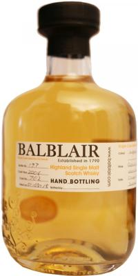 Balblair 2006 Hand Bottling #702 55.5% 700ml