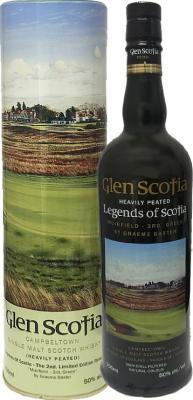 Glen Scotia Muirfield 3rd Green Heavily Peated 50% 700ml