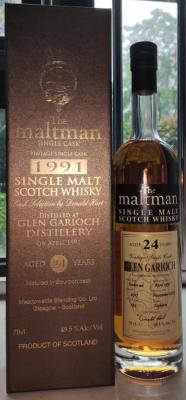 Glen Garioch 1991 MBl Bourbon #2917 49.5% 700ml