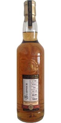 Bladnoch 1990 DT Dimensions #3463 55% 700ml