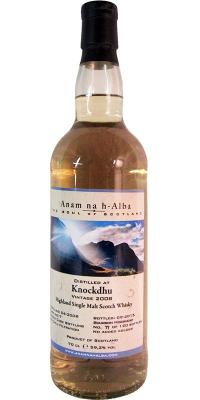 Knockdhu 2008 ANHA The Soul of Scotland Bourbon Hogshead 59.2% 700ml