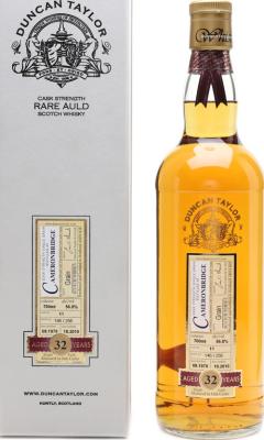 Cameronbridge 1978 DT Rare Auld #11 56.8% 700ml