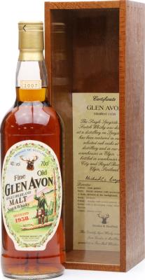 Glen Avon 1958 AsW 40% 700ml