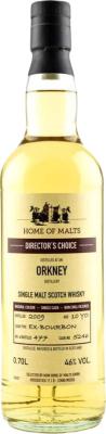 Orkney 2009 HoM Directors Choice Ex-Bourbon #5246 Home of Malts 46% 700ml