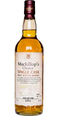 Highland Park 1991 McC Single Cask 43% 700ml