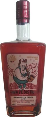 Wave Distil Red whisky FSpB Forthy bottles 60% 700ml