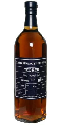 Tecker 14yo Cask Strength Edition 52.1% 700ml