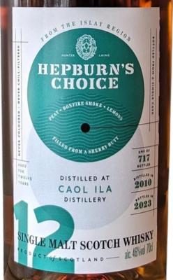 Caol Ila 2010 HL Hepburn's Choice 46% 700ml