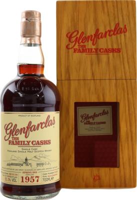 Glenfarclas 1957 The Family Casks Release Sp15 Sherry Hogshead #2110 50.3% 700ml