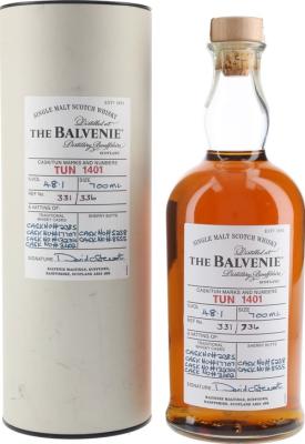 Balvenie Tun 1401 Batch #1 48.1% 700ml