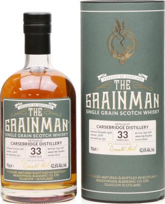 Carsebridge 1982 MBl The Grainman Bourbon Barrel #74679 48.9% 700ml