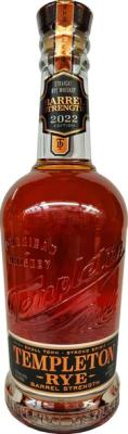 Templeton Rye Barrel Strength New American Oak 57.3% 750ml