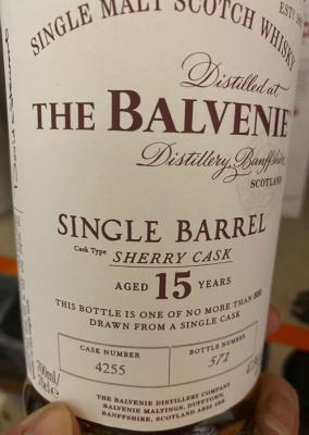Balvenie 15yo Sherry 47.8% 700ml