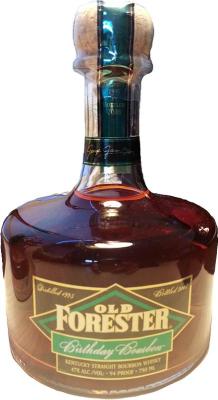 Old Forester 1995 Birthday Bourbon Kentucky Straight Bourbon Whisky American Oak 47% 750ml