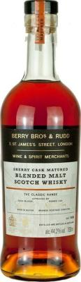 Blended Malt Scotch Whisky Sherry Cask Matured BR 44.2% 700ml