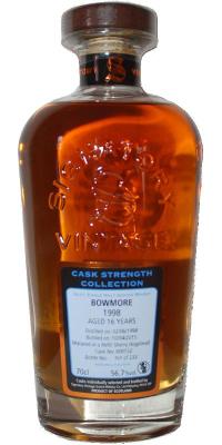 Bowmore 1998 SV Cask Strength Collection Refill Sherry Hogshead #800152 56.7% 700ml