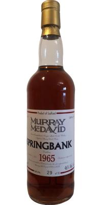 Springbank 1965 MM Sherry Cask #2139 46% 700ml