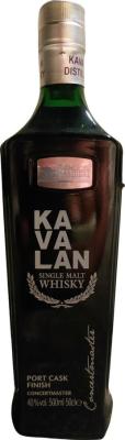 Kavalan Concertmaster Port Cask Finish Port LMDW 40% 500ml