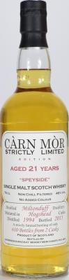 Miltonduff 1994 MMcK Carn Mor Strictly Limited Edition 2 Hogsheads 46% 700ml