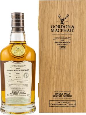 Bruichladdich 1990 GM Connoisseurs Choice Cask Strength 29yo Refill Sherry Hogshead #2991 51.6% 700ml