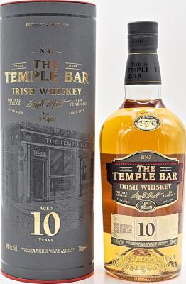 The Temple Bar 10yo Ex-Bourbon Casks 40% 700ml