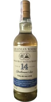 Teaninich 2005 UD Ukrainian Whisky Connoisseurs Club's Choice Refill Bourbon Hogshead 54% 700ml