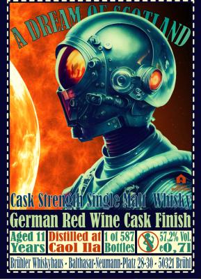 Caol Ila 11yo BW A Dream of Scotland German Red Wine Cask Finish 57.2% 700ml