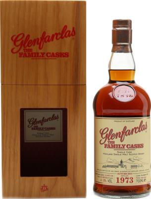 Glenfarclas 1973 The Family Casks Release A14 Plain Butt R1 41.6% 700ml