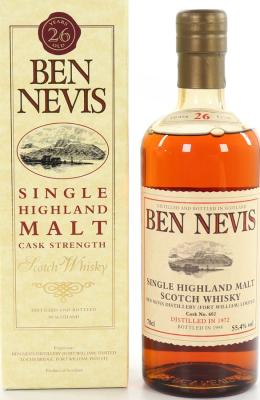 Ben Nevis 1972 Fort William Limited Oak cask #602 55.4% 700ml