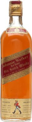 Johnnie Walker Red Label Old Scotch Whisky Wax & Vitale Genova 43% 750ml