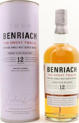 BenRiach 12yo The Smoky Twelve Bourbon Sherry Marsala Wine 46% 700ml