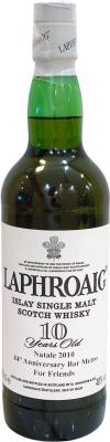 Laphroaig 10yo Islay Single Malt Scotch Whisky 44 Anniversary Bar Metro 40% 700ml