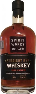 Spirit Works Straight Rye Whisky Limited Release New charred American oak 14-0052 D & M Wine & Liquor 60.5% 750ml