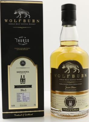 Wolfburn 2013 Shinanoya Single Cask Bottling #1 #791 55% 700ml