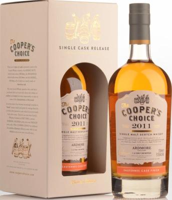 Ardmore 2011 VM The Cooper's Choice American Oak Sauternes Finish #335 51.5% 700ml