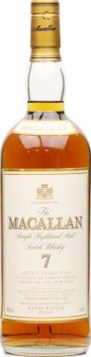 Macallan 7yo Maxxium import 40% 1000ml