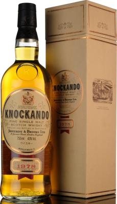 Knockando 1978 by Justerini & Brooks Ltd 40% 750ml